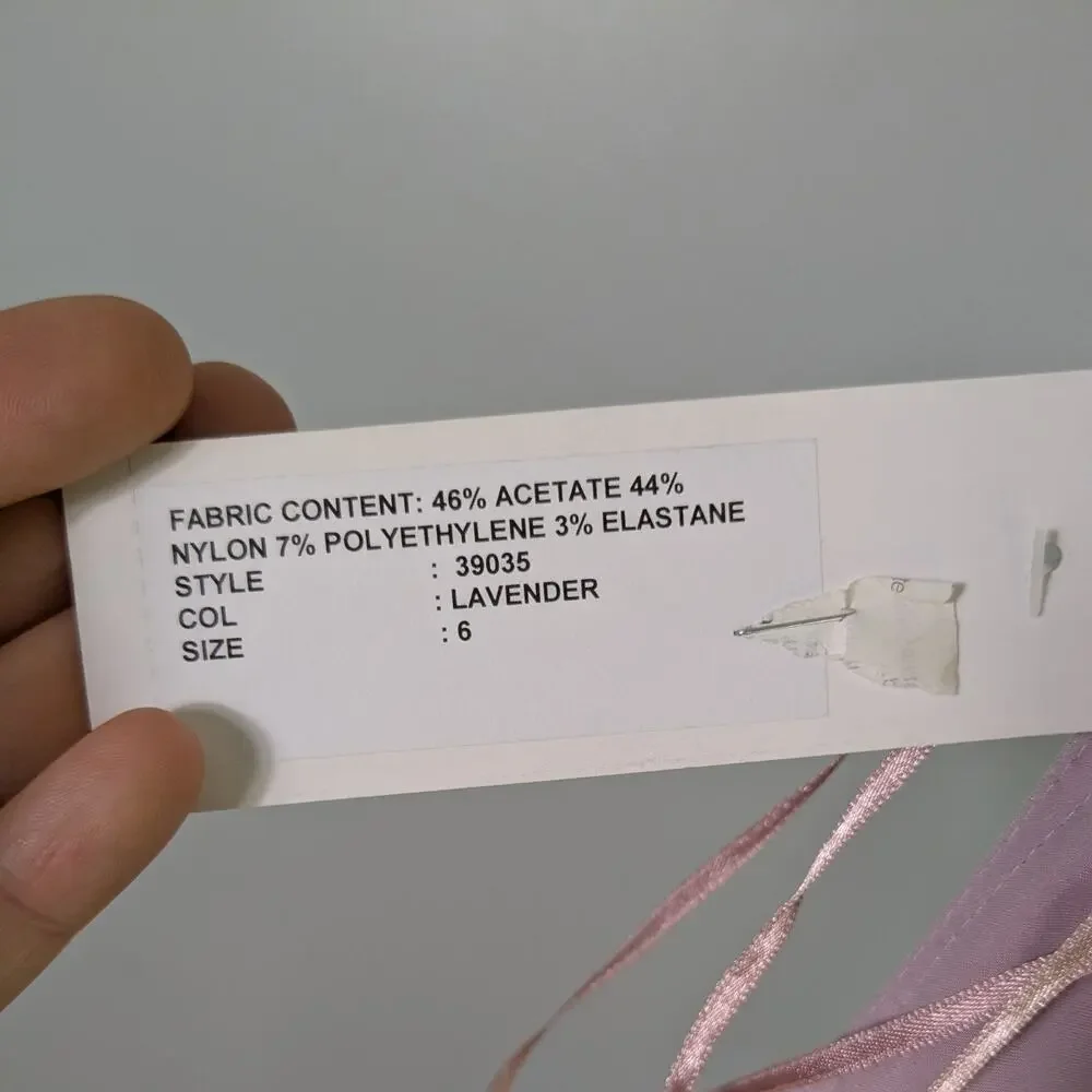 Teri Jon Prom Dress Maxi Gown 6 Purple Rickie Freeman Metallic Shoulder Formal - Picture 9 of 11